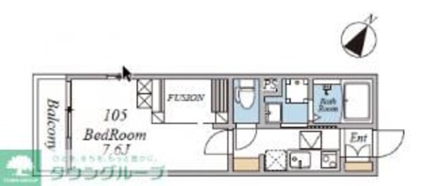 ウィンドテラス新柴又IIの物件間取画像